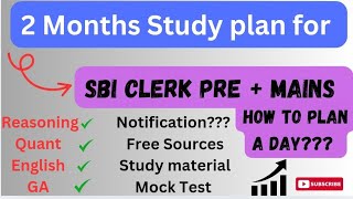 Sbi Clerk 2024 Pre  Mains Complete Roadmap banking exam sbi sbiclerk [upl. by Yvan]