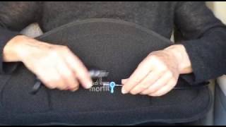 Morfit Car Seat Back Support Quick Set Up  how to stop drivingrelated back pain once and for all [upl. by Jaquelyn]