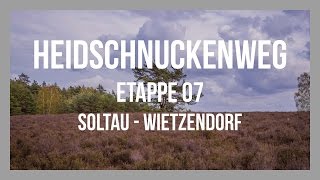 Heidschnuckenweg  Etappe 07  Soltau  Wietzendorf  Lüneburger Heide  GPSTrack [upl. by Noiramaj]