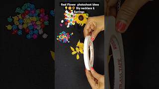 New Trend Rose Petals Real Flower Jewelry Making Tutorial festive earrings JewelryMaking [upl. by Elman697]