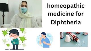 Homeopathic medicine for diphtheria in URDUHINDI diphtheria doctor health homeopathicmedicine [upl. by Haroppiz]