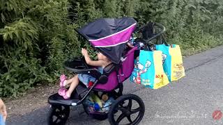 Jogger Stroller Baby Trend Xcel Review [upl. by Lavinie]