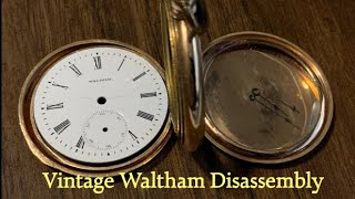 Vintage Waltham Hunter Pocket Watch [upl. by Baptlsta]