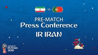 FIFA World Cup™ 2018 IR Iran  Portugal IR Iran  PreMatch Press Conference [upl. by Ystap881]