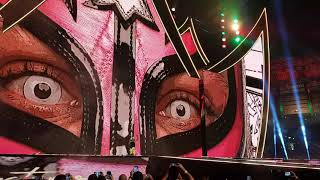 Rey Mysterio entrance WWECrownJewel [upl. by Mohandis]