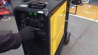 ESAB HELIARC 283 I ACDC TIG 100 Duty  280 amps [upl. by Ollayos]