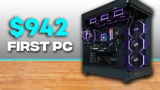 Building My First Gaming PC With No Experience BUDGET [upl. by Ahsirahc]