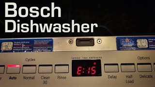 How to fix E15 error on dishwasher Bosch and other makes [upl. by Kohsa]