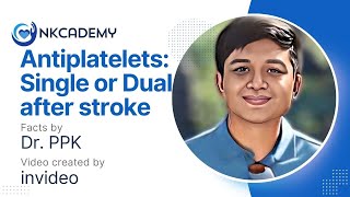 Antiplatelets  single or dual after stroke [upl. by Dewhirst]