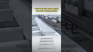 Pallet Rack Wire Mesh Decking Automatic Production Line Pallet Rack Decking welding machine [upl. by Biron]