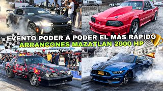 EVENTO PODER A PODER ARRANCONES HASTA 2000 HP MAZATLAN  SINALOA STANG [upl. by Einoj]