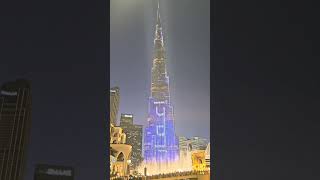 Water show burjkhalifa dubai fountain dubaimall dubailife burjkhalifa [upl. by Heyes]