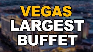 The LARGEST BIGGEST BUFFET in Las Vegas quotThe Bacchanalquot at Caesars with full buffet walkthrough [upl. by Drahser]