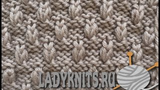 Интересный узор спицами quotСовушкиquotKnitting stitch Owls [upl. by Stovall83]