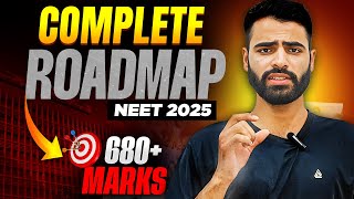 Complete ROADMAP for DROPPERS NEET 2025🔥Score 680 if you start now😱 [upl. by Holleran218]