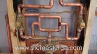 How to KOHLER custom shower system setup  pressure loop amp plumbing conections Atlanta tile [upl. by Dixie944]