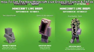 How To Get The New Minecraft Live Drops On Twitch amp TikTok [upl. by Ribble635]