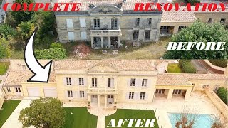 FINISHED BREATHTAKING Renovation of an ABANDONED Mansion 6 years in 30 mins [upl. by Levan]