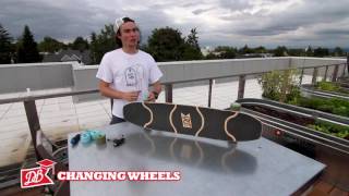 Longboarding 101  Adjusting your trucks wheels and bearings [upl. by Oilcareh]