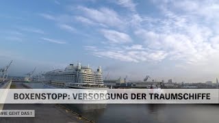 Versorgung und Abfertigung der TraumschiffeKreuzfahrtschiffe im Hafen Hamburg  NDR Doku [upl. by Nolyar]