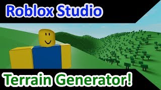 Roblox Studio Tutorial  How to Script a Terrain Generator [upl. by Hall]