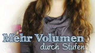 Stufen schneiden für mehr Volumen [upl. by Shelah]