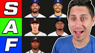 2023 MLB Second Base Tier List Ranking [upl. by Wurtz]