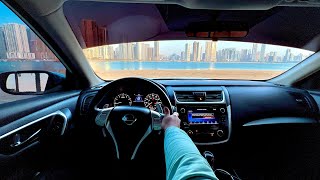 2018 Nissan Altima 25  POV test drive in Dubai [upl. by Emalee]