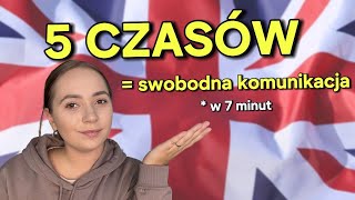 TYLKO 5 CZASÓW BY MÓWIĆ KOMUNIKATYWNIE [upl. by Ramalahs]