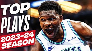 1 HOUR of the Top Plays of the 202324 NBA Season  Pt 2 [upl. by Inilahs]