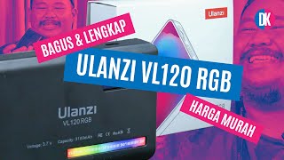 Lampu Kecil Tapi Besar Manfaatnya Ulanzi VL120 RGB LED Video Light [upl. by Lehte]