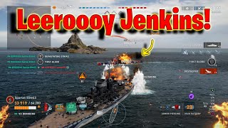 Borodino vs Leeeroooy Jenkins World of Warships Legends [upl. by Eran]