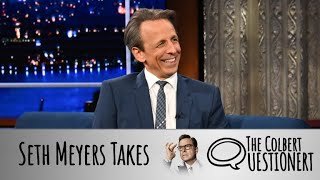 Seth Meyers Takes The Colbert Questionert [upl. by Fullerton559]