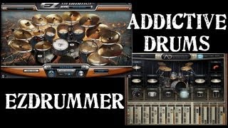 Addictive Drums  EZDrummer  Sonido BRUTAL [upl. by Euqinomad98]