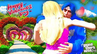 Valentines Day မှာကောင်မလေးနဲ့ Date ခဲ့တယ် Valentines Day in GTA V [upl. by Ertemed]