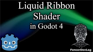 Godot 4 Liquid ribbon shader shader tutorial [upl. by Seavir296]