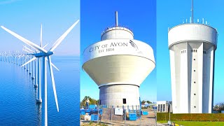 Turbine And Chimney Falling Down 2021 Cooling Tower And Chimney Demolition Compilation [upl. by Geraud]