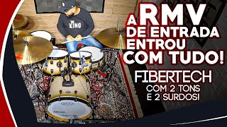 Bateria RMV FiberTech Avelã Wood com 2 Surdos de Chão [upl. by Latnahs]