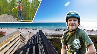 Family Trip To The Beach  Getting Loose On The Pitbike [upl. by Baumann]