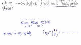 Problema de combinaciones sin repetición [upl. by Devan]