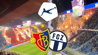 FC Basel vs FCZ  Stadionvlog  TRAUMTOR IM SCHWEIZER KLASSIKER😮🤩 DIE BESTEN FANKURVEN IM LAND👏👀 [upl. by Iinde843]