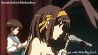 God Knows Japanese w English Sub The Melancholy of Haruhi Suzumiya 1080P HD [upl. by Nnayrrehs]