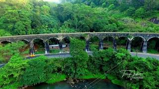 Beautiful Kollam Sengottai route Indian Railways 13 arches bridge [upl. by Ayihsa451]