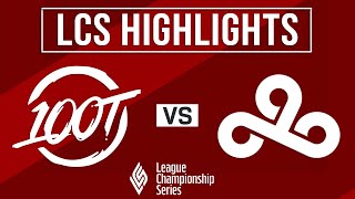 100T vs C9 Highlights ALL GAMES  LCS 2024 Summer Playoffs  100 Thieves vs Cloud 9 [upl. by Haidabo]