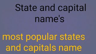 Indian states and their capitals along with union territories 2024state and capitals in English [upl. by Ydnerb]