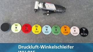 Druckluft Winkelschleifer WH 815 [upl. by Dahsar708]