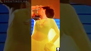 Actress Edit 821 satin silk satinsaree satinsilk silksaree saree shorts love fashion dance [upl. by Aitnwahs]