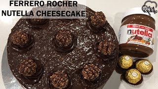 Ferrero Rocher Nutella Cheesecake [upl. by Rednirah]