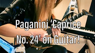 Ryoji  Caprice No 24 Niccolò Paganini  Ryoji Metal Guitar Classical 【Official Video】 [upl. by Arait]