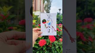 FLOWERS FROM OLAF 2 303 satisfying olaffrozen olaff frozen letitgo anna elsa zhenhina art [upl. by Maximilian]